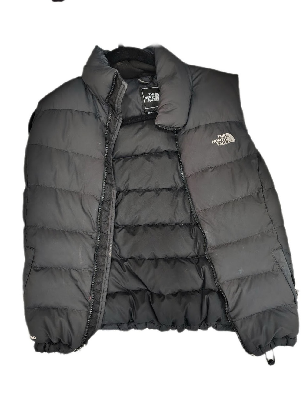 The North Face Black Quilted Down Vest